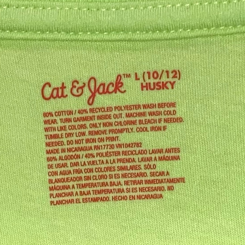 Boys' Short Sleeve 'Hole in One' Golfing Graphic T-Shirt Cat & Jack Green L - Picture 4 of 5